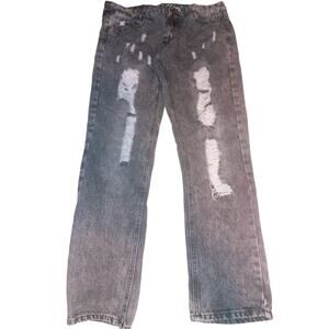 True Rock Distressed Jeans in Size 36 Black